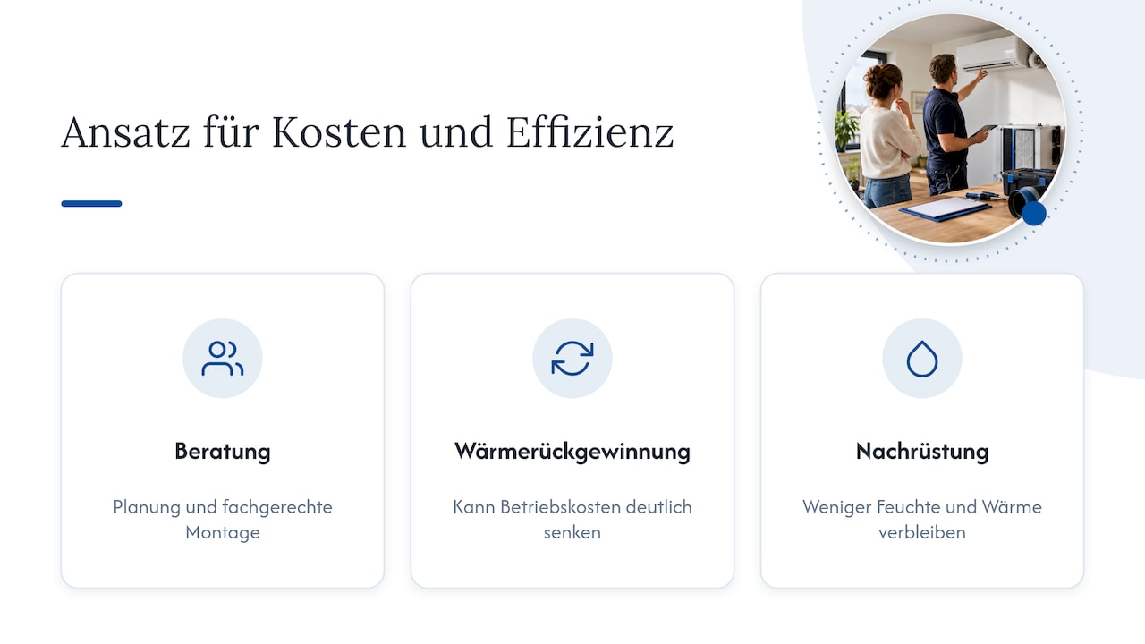 Wie gehen wir bei RKL Projekt an Kosten und Effizienz für Wohnungen heran? — overview diagram